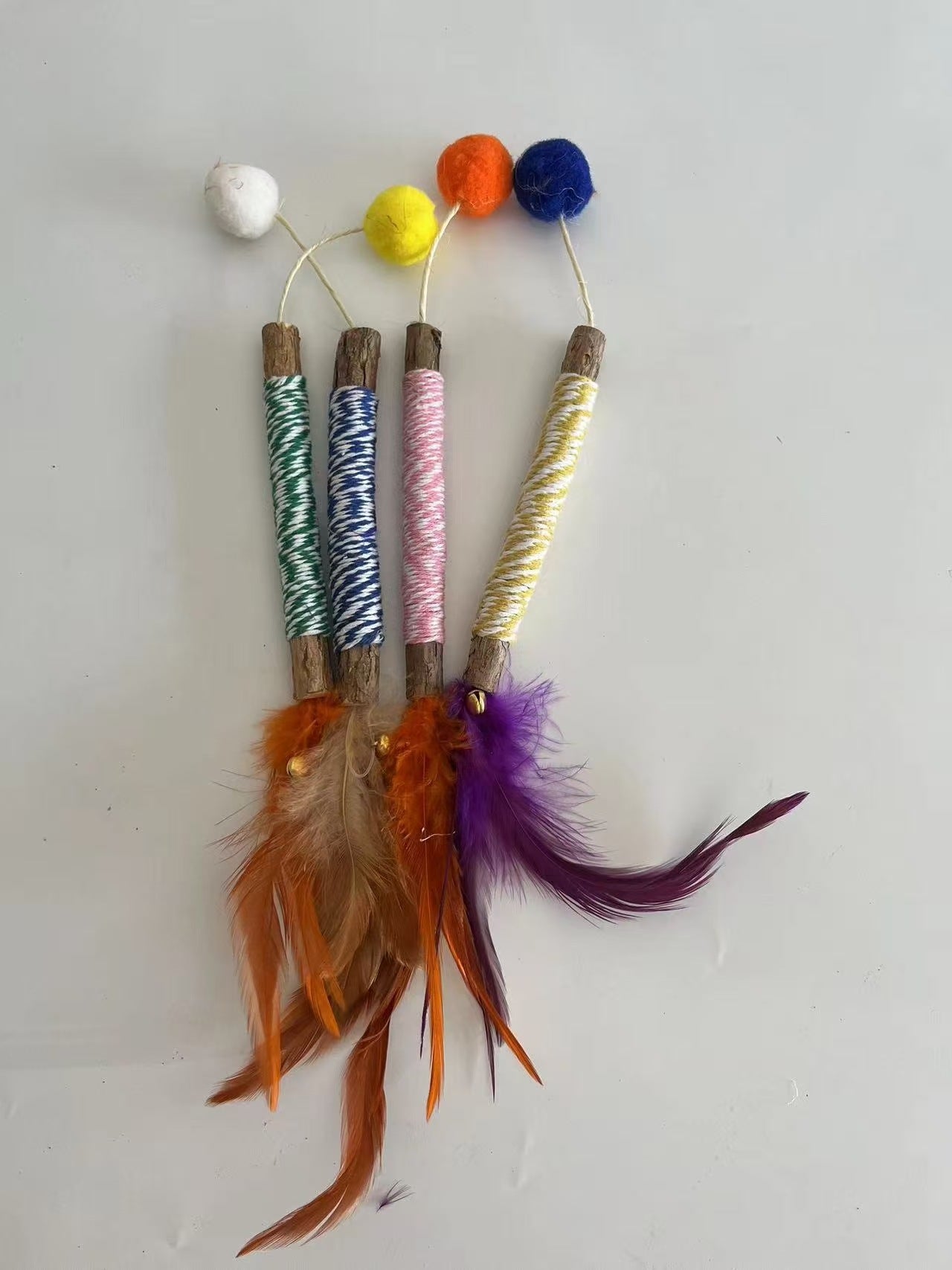 Natural Cotton Rope Cat Chew Toys with Catnip