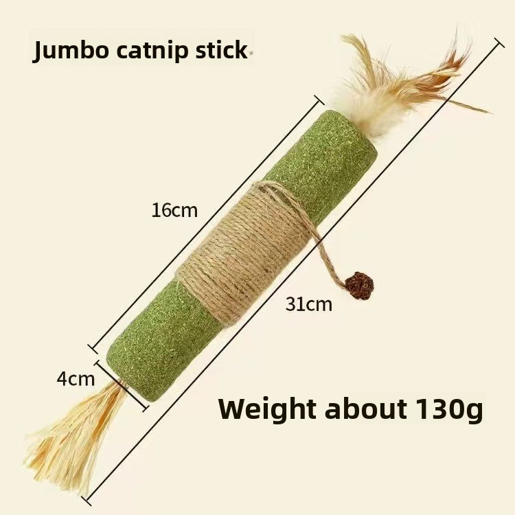 Natural Cotton Rope Cat Chew Toys with Catnip