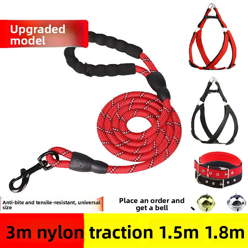 Reflective Dog Leash and Collar Set