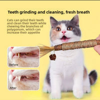 Natural Cotton Rope Cat Chew Toys with Catnip