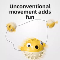 Pufferfish Bouncy Chew Resistant Dog Toy