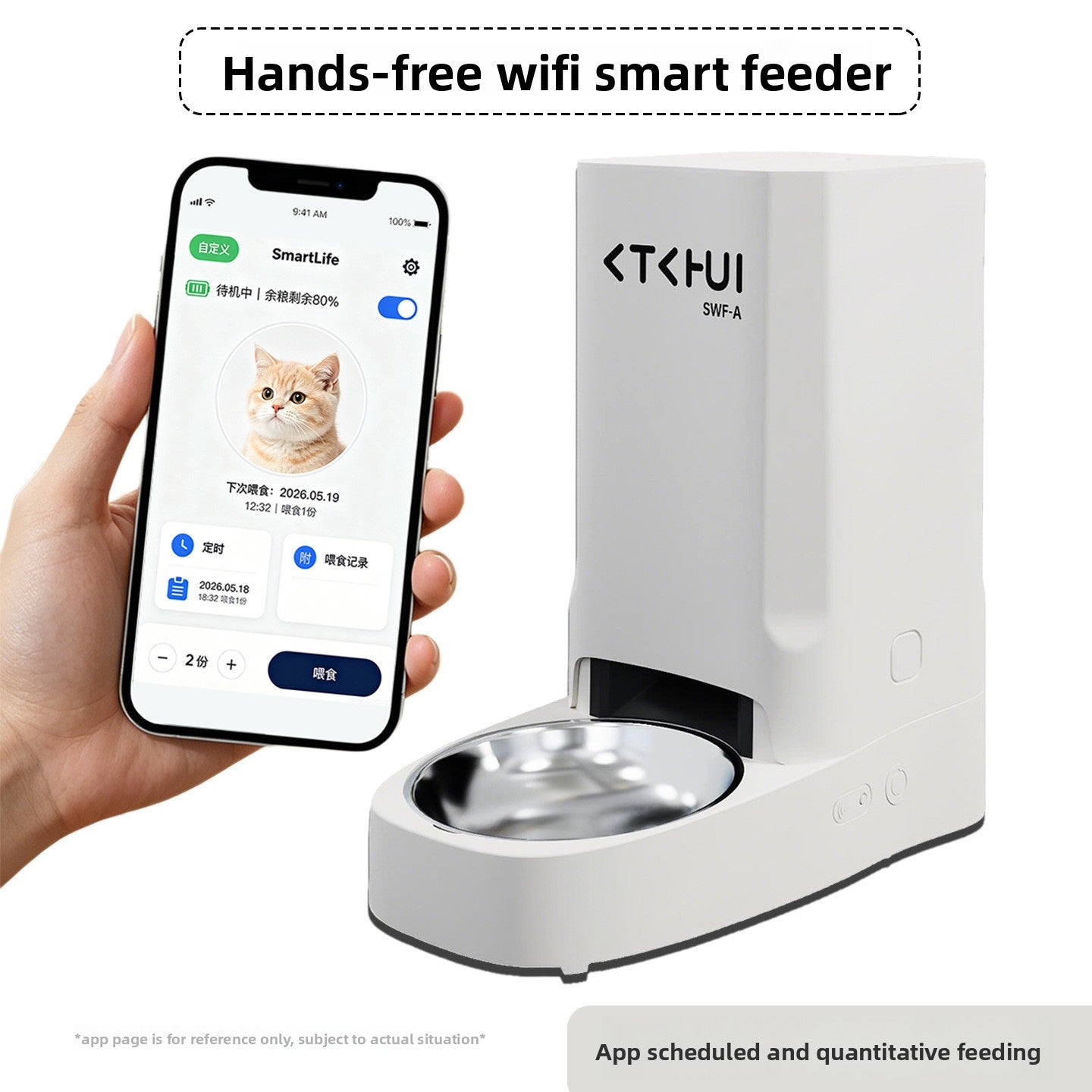 Automatic Pet Feeder with WiFi APP Control