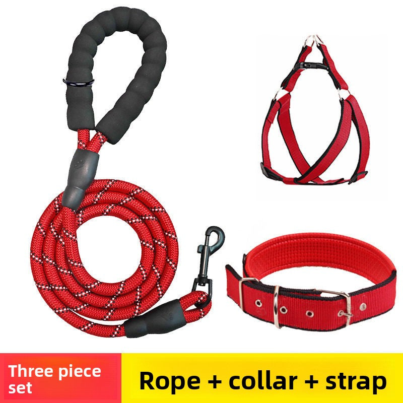 Reflective Dog Leash and Collar Set