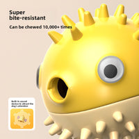 Pufferfish Bouncy Chew Resistant Dog Toy