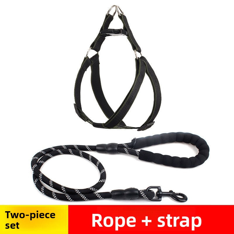 Reflective Dog Leash and Collar Set