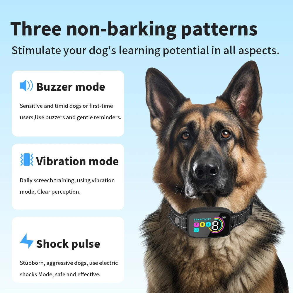 Automatic Anti-Bark Dog Training Collar with Electric Shock