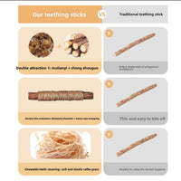 Natural Cotton Rope Cat Chew Toys with Catnip