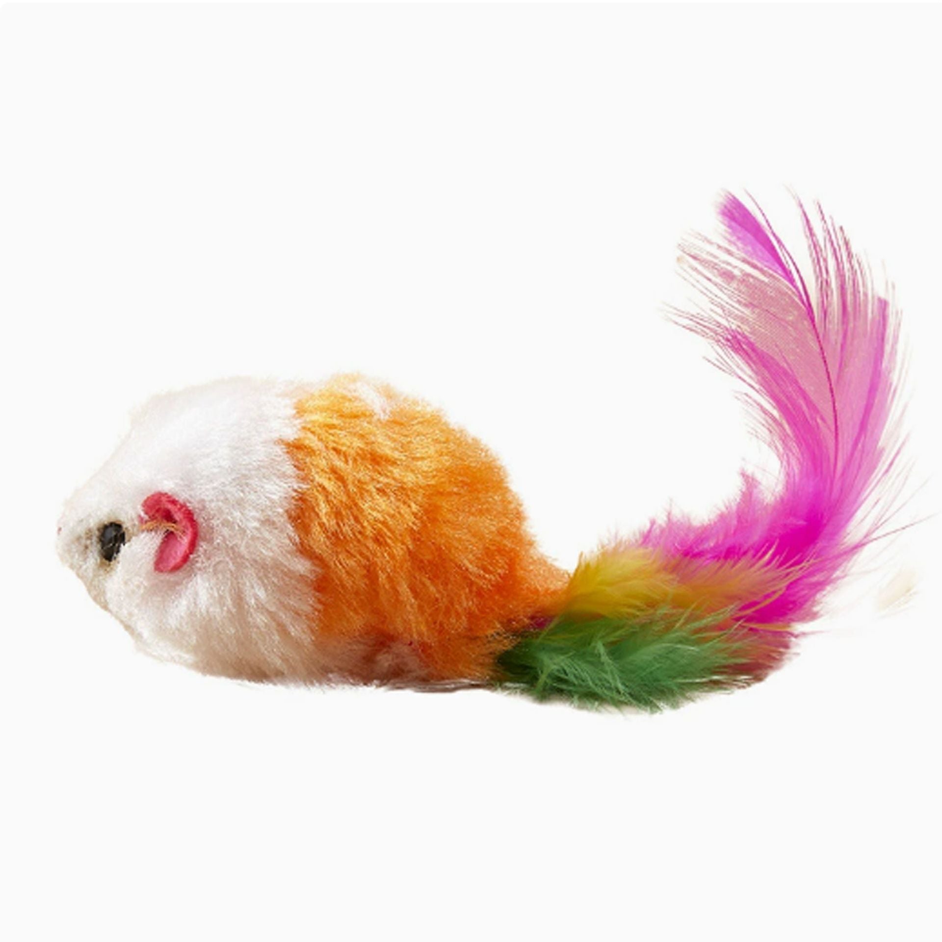 Plush Colorful Mouse Cat Toy