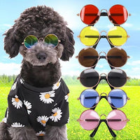 Round Frame Pet Sunglasses